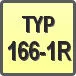 Piktogram - Typ: 166-1R